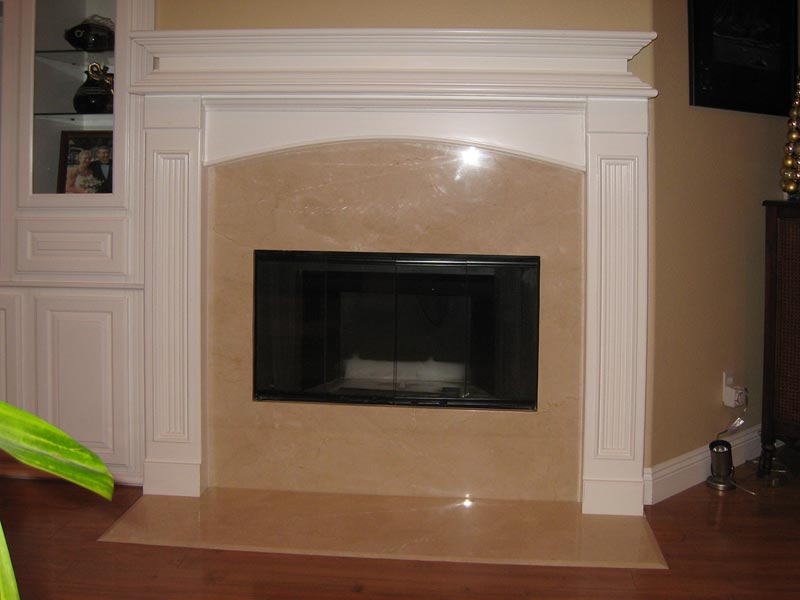 fireplace, solid wood with entertainment center