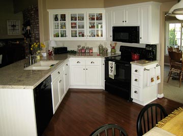 solid wood white kitchen cabinets