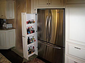 side refrigerator cabinet
