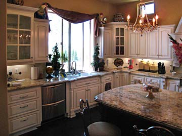 custom kitchen, solid wood cabinets